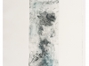JANKO ORAČ, VZPON 1. 2017, suha igla, akvatinta, brušenka, 140 x 59,5 cm