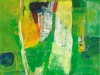 iz cikla CVETOČI VRTOVI,  2010, akril pl., 150 x100 cm