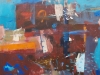 iz cikla Mediteranski pejsaž IV., 2012, akril pl., 70 x 70 cm